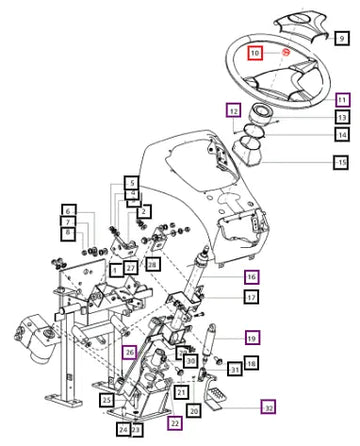 Mahindra Nut M16 X 1.5 (Rnl No-B00302B) 007601740D1 Mahindra Direct Parts