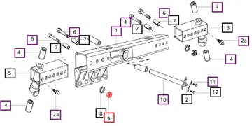 Mahindra Nut M20 000040345C08 Mahindra Direct Parts