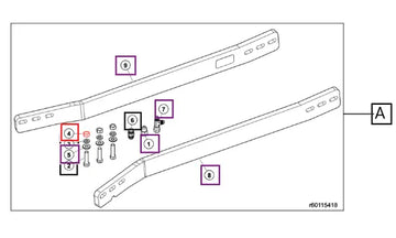 Mahindra Nut M6M M12 5011055ALO Mahindra Direct Parts