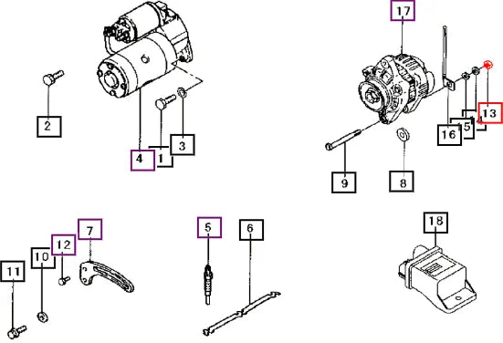 Mahindra Nut MF430005 Mahindra Direct Parts