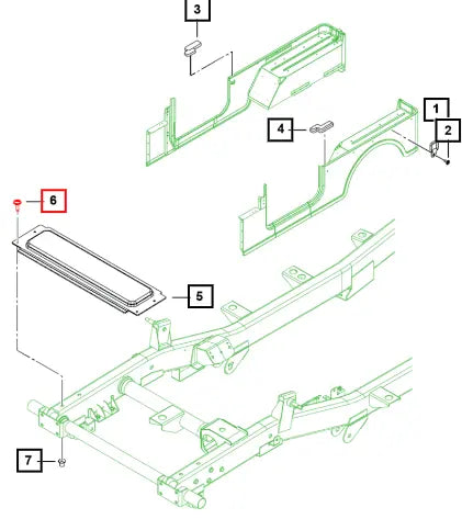 Mahindra Nut Rubber Insulated Brass M6 0000AUA00911N Mahindra Direct Parts