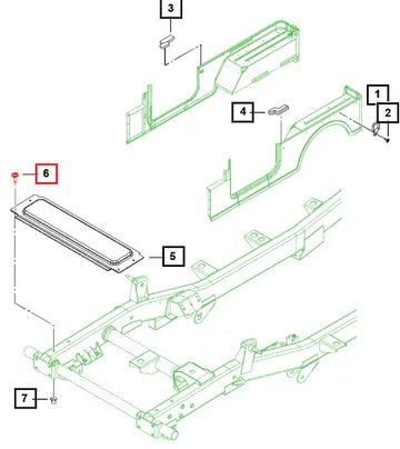 Mahindra Nut Rubber Insulated Brass M6 0000AUA00911N Mahindra Direct Parts