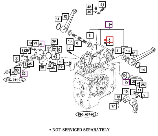 Mahindra Nut (For Front Axle Housing) V3003600100 Mahindra Direct Parts