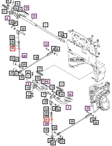 Mahindra Nut (Sm,Lh, M8) (For Turn Buckle) 15601320073 Mahindra Direct Parts