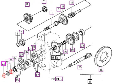 Mahindra Nut (fits On The Pinion) 14443060110 Mahindra Direct Parts