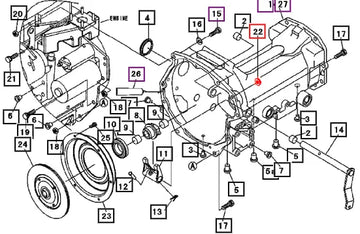 Mahindra Nut, Flange M10 F3030110001 Mahindra Direct Parts