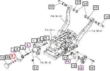 Mahindra Nut, Flange M8 F3010108001 Mahindra Direct Parts