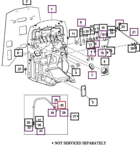 Mahindra Nut, Hex/1 V3002600050 Mahindra Direct Parts