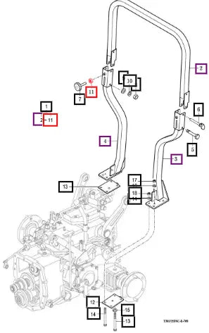 Mahindra Nut, Hex/2 V3043600060 Mahindra Direct Parts