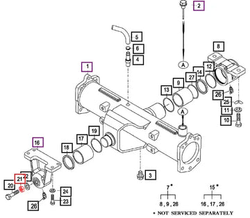 Mahindra Nut, Hex/3 V3052600160 Mahindra Direct Parts