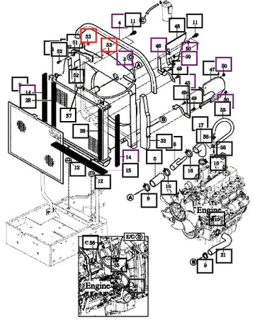 Mahindra Nut, Hex Flange V3802600060 Mahindra Direct Parts