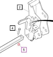Mahindra Nut, M12 Loc 5011555ALO Mahindra Direct Parts