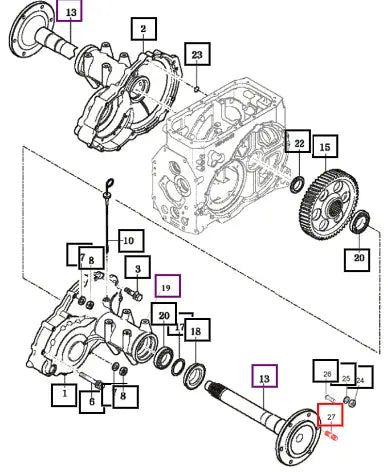 Mahindra Nut, M50 P1.5 17973040180 Mahindra Direct Parts