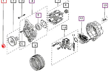 Mahindra Nut, Set A981X20771 Mahindra Direct Parts