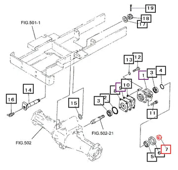 Mahindra Nut, (M22) 19632129000 Mahindra Direct Parts