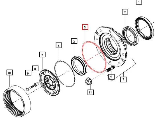 Mahindra O-ring 006514878U1 Mahindra Direct Parts