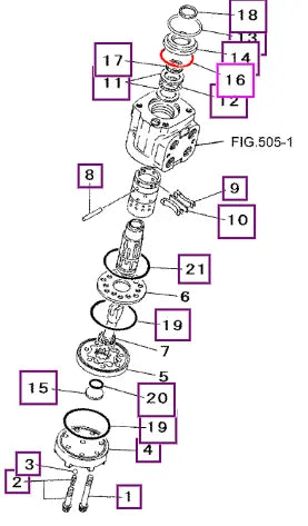 Mahindra O-ring 10302268500 Mahindra Direct Parts