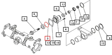 Mahindra O-ring Dia. 60 08300500600 Mahindra Direct Parts