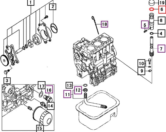 Mahindra O-ring F315001800 Mahindra Direct Parts