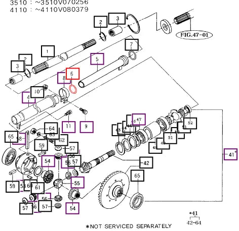 Mahindra O-ring (p) P38 V7201035038 Mahindra Direct Parts