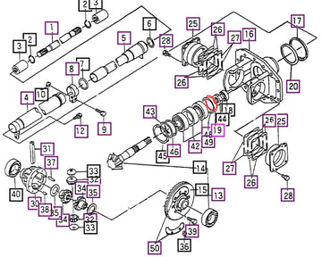 Mahindra O-ring (p) (for Front Axle Dri) V7201035035 Mahindra Direct Parts