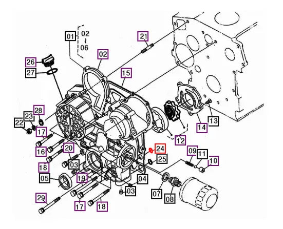 Mahindra O-ring, 1ap10a 24311-240100 Mahindra Direct Parts