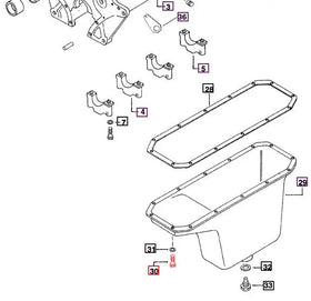 Mahindra Oil Pan Bolt 000179817 Mahindra Direct Parts