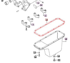 Mahindra Tractor Oil Pan Gasket 005557832R1
