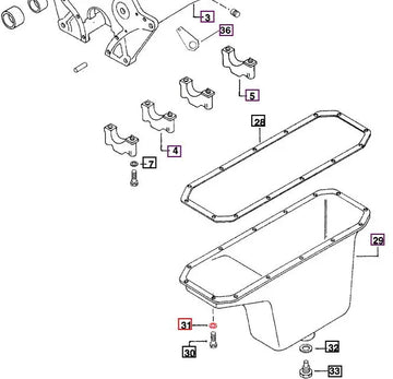 Mahindra Oil Pan Spring Washer 001082011R2 Mahindra Direct Parts