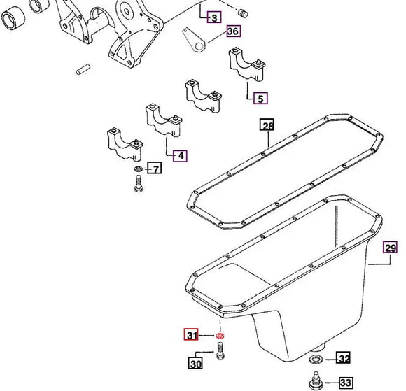 Mahindra Oil Pan Spring Washer 001082011R2 Mahindra Direct Parts