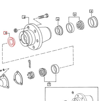 Mahindra Outer Wheel Seal 003043870R1 Mahindra Direct Parts