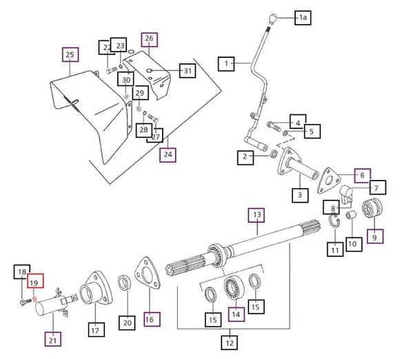Mahindra PTO Safety Cover Washer 000751472R1 Mahindra Direct Parts