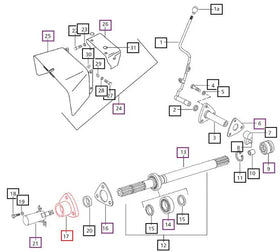 Mahindra PTO Seal Retainer 000704387R1 Mahindra Direct Parts