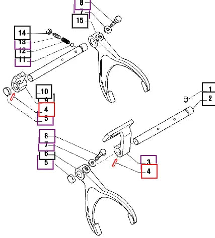 Mahindra Pin - 024444 006500522C1 Mahindra Direct Parts