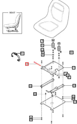 Mahindra Pin 11106110050 Mahindra Direct Parts
