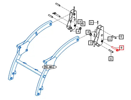 Mahindra Pin Comp , Handle 85102003302 Mahindra Direct Parts