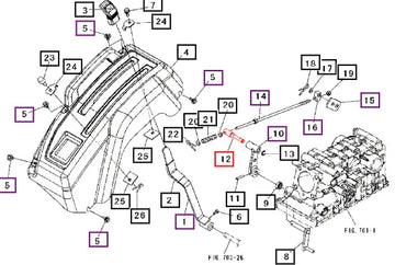 Mahindra Pin Joint 10212428BR0 Mahindra Direct Parts