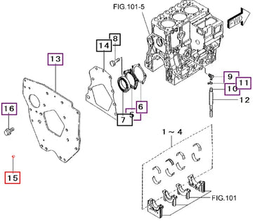 Mahindra Pin Knock MM408240 Mahindra Direct Parts