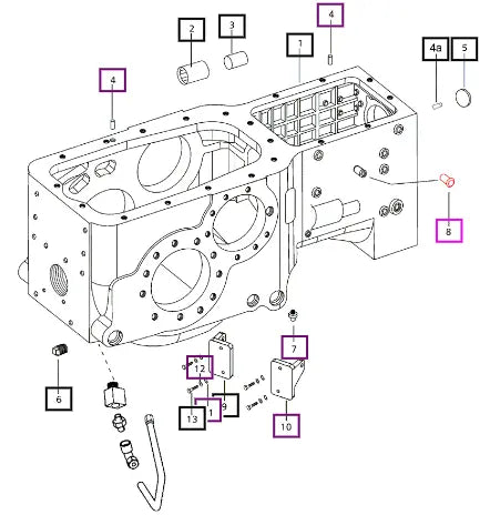 Mahindra Pin Pivot Reverse 006505372C1 Mahindra Direct Parts