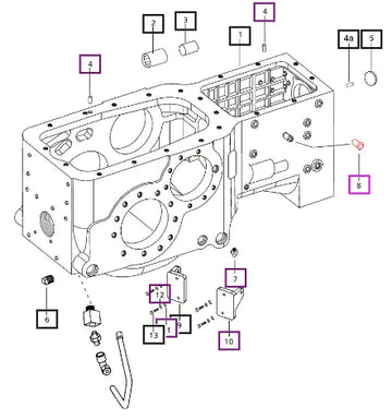 Mahindra Pin Pivot Reverse 006505372C1 Mahindra Direct Parts