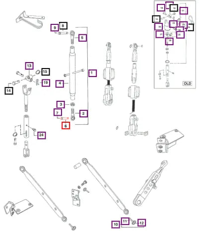 Mahindra Pin Top Link (cat I ) 005557693R2 Mahindra Direct Parts