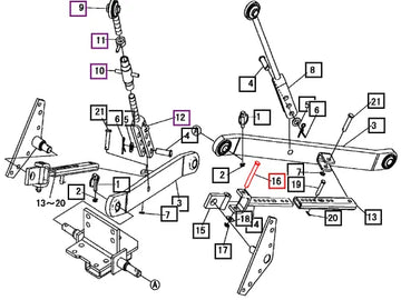 Mahindra Pin, Clevis 05621112090 Mahindra Direct Parts