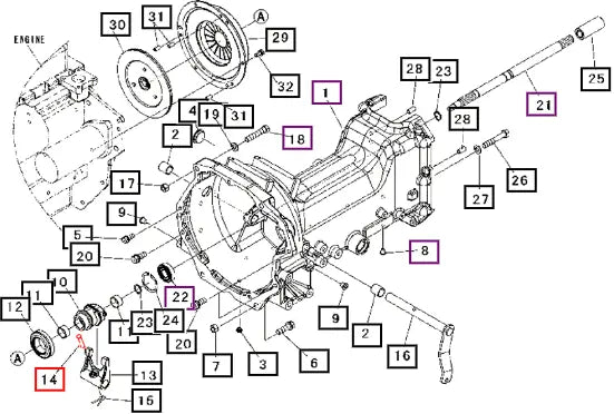 Mahindra Pin, Clevis F285508040 Mahindra Direct Parts