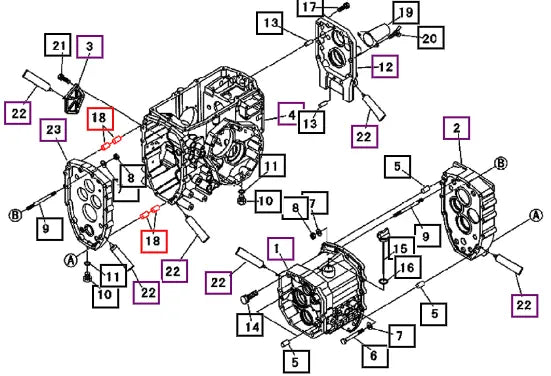 Mahindra Pin, Dowel Dia. 10x25 05401010025 Mahindra Direct Parts