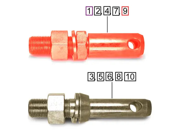 Mahindra Pin, Implement Cat#2 Adj L1009900086 Mahindra Direct Parts