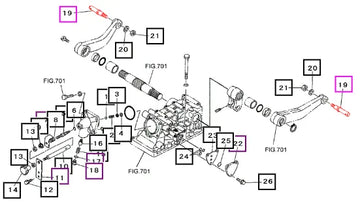 Mahindra Pin, Lift Arm 10382406000 Mahindra Direct Parts