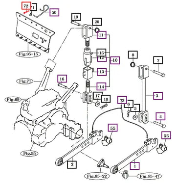 Mahindra Pin, Split V5001925015 Mahindra Direct Parts