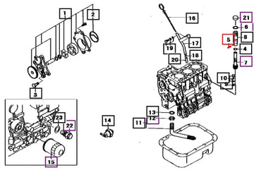 Mahindra Pin, Spring 05500003014 Mahindra Direct Parts