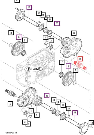 Mahindra Pinion, Rh Wheel 16703230021 Mahindra Direct Parts