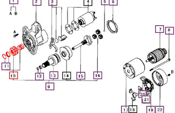 Mahindra Pinion, Set M605X98571 Mahindra Direct Parts